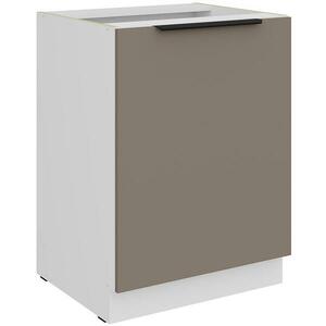 Konyhaszekrény Aria-Ta/Wh Anti Fingerprint 60d 1f Bb kép