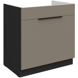 Konyhaszekrény Aria-Ta/Bl Anti Fingerprint 80zl 1s Bb kép