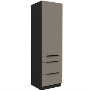 Konyhaszekrény Aria-Ta/Bl Anti Fingerprint 60dks-210 1f 3s kép