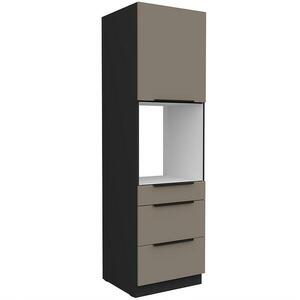 Konyhaszekrény Aria-Ta/Bl Anti Fingerprint 60dps-210 1f 3s kép