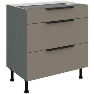 Konyhaszekrény Aria-Ta/Ant Anti Fingerprint 80d 3s Bb kép