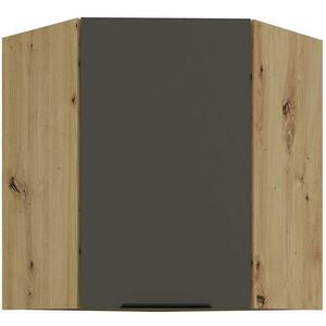 Konyhaszekrény Aria-Gr/Ar Anti Fingerprint 60x60 Gn-72 1f (45°) kép