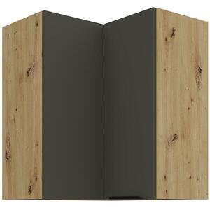 Konyhaszekrény Aria-Gr/Ar Anti Fingerprint 60x60 Gn-72 2f (90°) kép