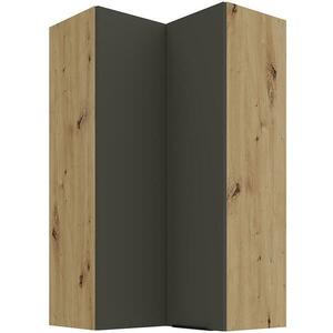 Konyhaszekrény Aria-Gr/Ar Anti Fingerprint 60x60 Gn-108 2f (90°) kép