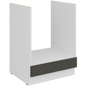 Konyhaszekrény Aria-Gr/Wh Anti Fingerprint 60dg Bb kép