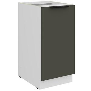 Konyhaszekrény Aria-Gr/Wh Anti Fingerprint 40d 1f Bb kép