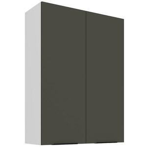 Konyhaszekrény Aria-Gr/Wh Anti Fingerprint 80g-108 2f kép