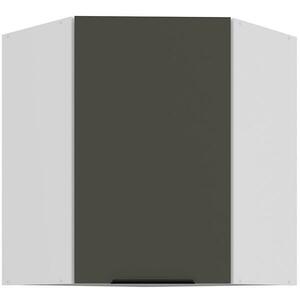 Konyhaszekrény Aria-Gr/Wh Anti Fingerprint 60x60 Gn-72 1f (45°) kép