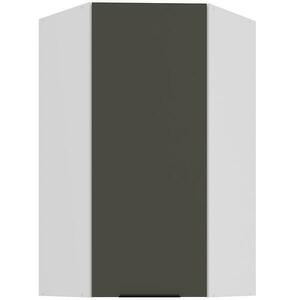 Konyhaszekrény Aria-Gr/Wh Anti Fingerprint 60x60 Gn-108 1f (45°) kép