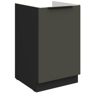 Konyhaszekrény Aria-Gr/Bl Anti Fingerprint 50zl 1f Bb kép