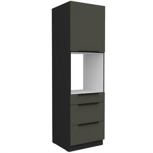 Konyhaszekrény Aria-Gr/Bl Anti Fingerprint 60dps-210 1f 3s kép