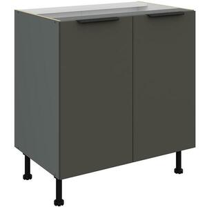 Konyhaszekrény Aria-Gr/Ant Anti Fingerprint 80d 2f Bb kép