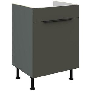 Konyhaszekrény Aria-Gr/Ant Anti Fingerprint 60zl 1s Bb kép