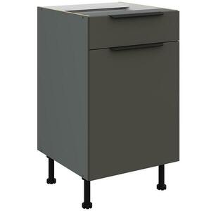 Konyhaszekrény Aria-Gr/Ant Anti Fingerprint 50d 1f 1s Bb kép