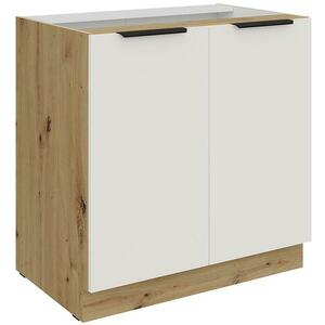 Konyhaszekrény Aria-Wh/Ar Anti Fingerprint 80d 2f Bb kép