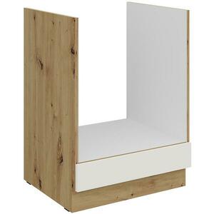 Konyhaszekrény Aria-Wh/Ar Anti Fingerprint 60dg Bb kép