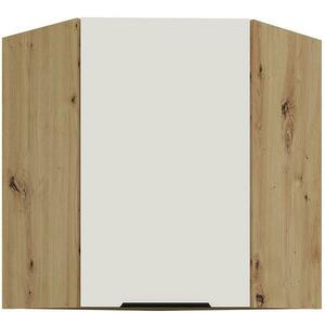 Konyhaszekrény Aria-Wh/Ar Anti Fingerprint 60x60 Gn-72 1f (45°) kép