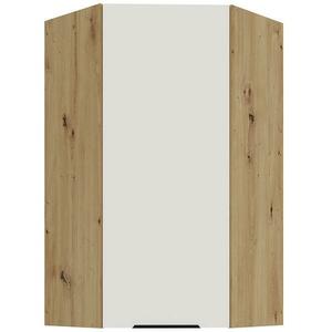 Konyhaszekrény Aria-Wh/Ar Anti Fingerprint 60x60 Gn-108 1f (45°) kép