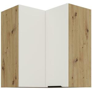 Konyhaszekrény Aria-Wh/Ar Anti Fingerprint 60x60 Gn-72 2f (90°) kép