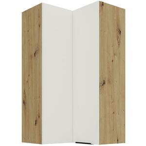 Konyhaszekrény Aria-Wh/Ar Anti Fingerprint 60x60 Gn-108 2f (90°) kép