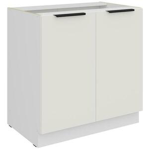 Konyhaszekrény Aria-Wh/Wh Anti Fingerprint 80d 2f Bb kép