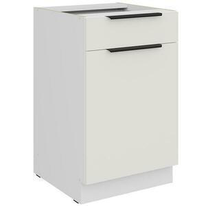 Konyhaszekrény Aria-Wh/Wh Anti Fingerprint 50d 1f 1s Bb kép