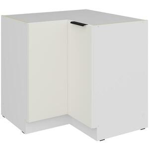 Konyhaszekrény Aria-Wh/Wh Anti Fingerprint 90x90 Dn 2f Bb kép