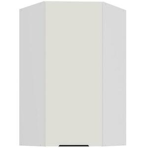 Konyhaszekrény Aria-Wh/Wh Anti Fingerprint 60x60 Gn-108 1f (45°) kép