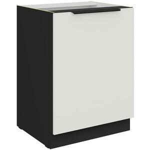 Konyhaszekrény Aria-Wh/Bl Anti Fingerprint 60d 1f Bb kép