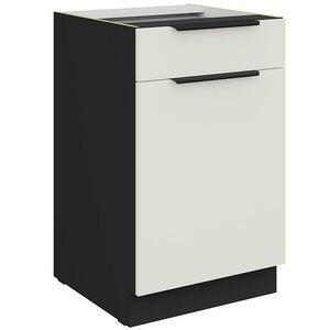 Konyhaszekrény Aria-Wh/Bl Anti Fingerprint 50d 1f 1s Bb kép