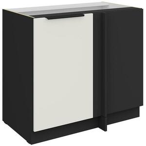 Konyhaszekrény Aria-Wh/Bl Anti Fingerprint 105 Nd 1f Bb kép