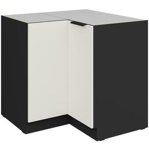 Konyhaszekrény Aria-Wh/Bl Anti Fingerprint 90x90 Dn 2f Bb kép