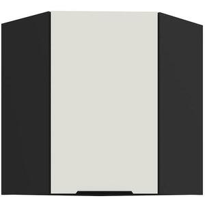 Konyhaszekrény Aria-Wh/Bl Anti Fingerprint 60x60 Gn-72 1f (45°) kép