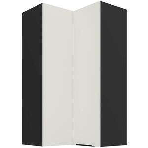 Konyhaszekrény Aria-Wh/Bl Anti Fingerprint 60x60 Gn-108 2f (90°) kép