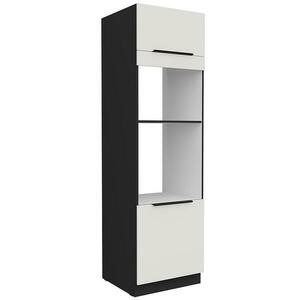 Konyhaszekrény Aria-Wh/Bl Anti Fingerprint 60dpm-210 2f kép