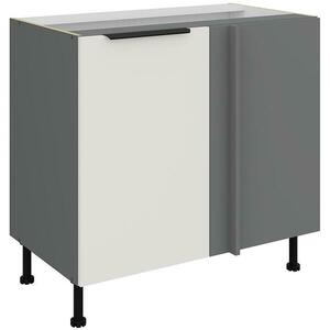 Konyhaszekrény Aria-Wh/Ant Anti Fingerprint 105 Nd 1f Bb kép