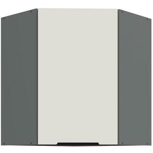 Konyhaszekrény Aria-Wh/Ant Anti Fingerprint 60x60 Gn-72 1f (45°) kép