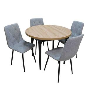 Étkező készlet 1+4 Pluto artisan/fekete kép