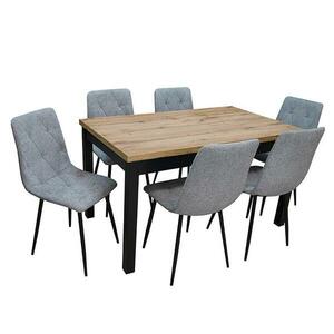 Étkező készlet 1+6 Jolita wotan/fekete kép