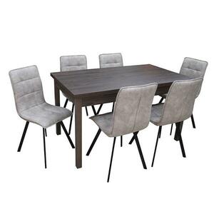 Étkező készlet 1+6 Mamba tölgy windmill dark kép