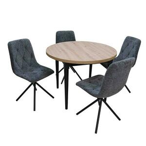 Étkező készlet 1+4 Nina artisan/fekete kép