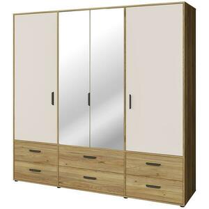 Szekrény Mokkaro Moks846-M802 2d2lud6sz Homok/Tölgy Mauvella kép