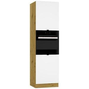 Konyhaszekrény Cosmo Gianna D 60 Pk/2133 P/L Fehér Alaszka/Tölgy Artisan kép