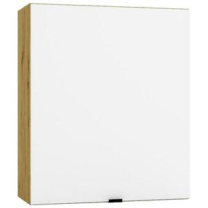 Konyhaszekrény Cosmo Gianna W60 P/L Fehér Alaszka/TölgyArtisan kép