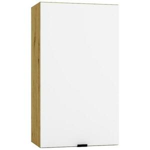 Konyhaszekrény Cosmo Gianna W40 P/L Fehér Alaszka/TölgyArtisan kép