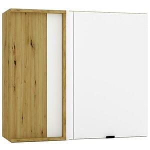 Konyhaszekrény Cosmo Gianna Wnp P/L Fehér Alaszka/TölgyArtisan kép