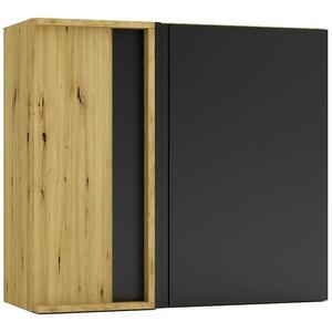 Konyhaszekrény Cosmo Isabel Wnp P/L Fekete borsó/Tölgy Artisan kép