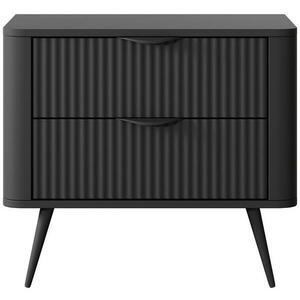 Éjjeliszekrény Lante G 2s- 1darab Fekete kép