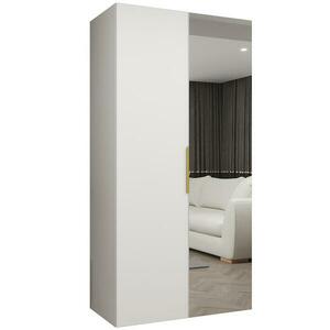 Szekrény Marbella II 100 fehér/arany kép