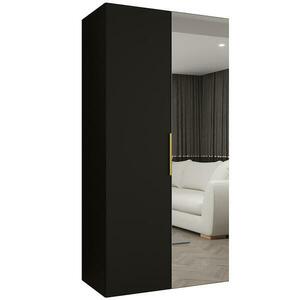 Szekrény Marbella II 100 fekete/arany kép